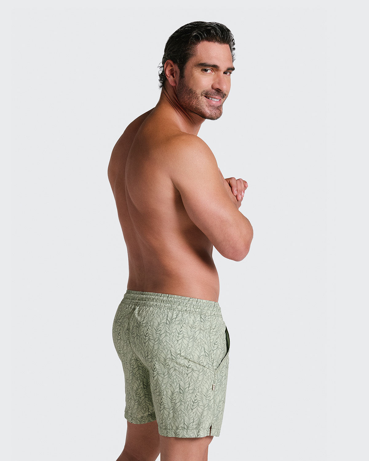 Eco-Friendly Men's Swim Trunks with Soft Inner Mesh Lining - Quick-Dry, Comfortable & Sustainable Swimwear for Beach, Pool & Water Sports