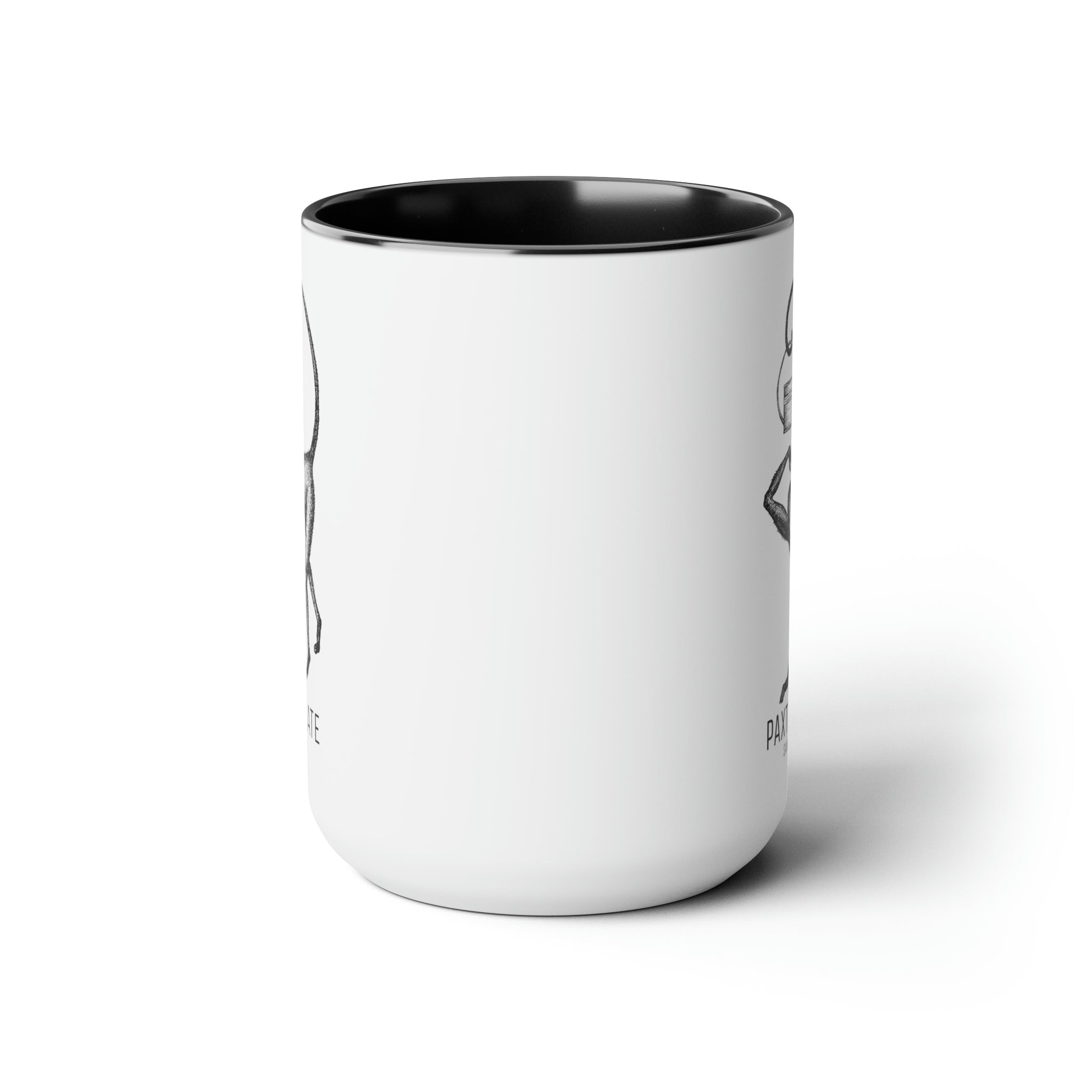 Two Tone Paxton Gate Coffee Mug - Elegant Ceramic Cup for Hot & Cold Drinks - Perfect for Home, Office, and Gifts