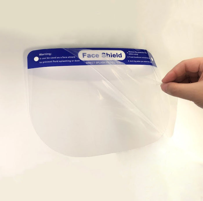 Reusable Face Shields - Comfortable & Adjustable Protective Visors for Adults & Kids - Ideal for Work, School, and Public Safety