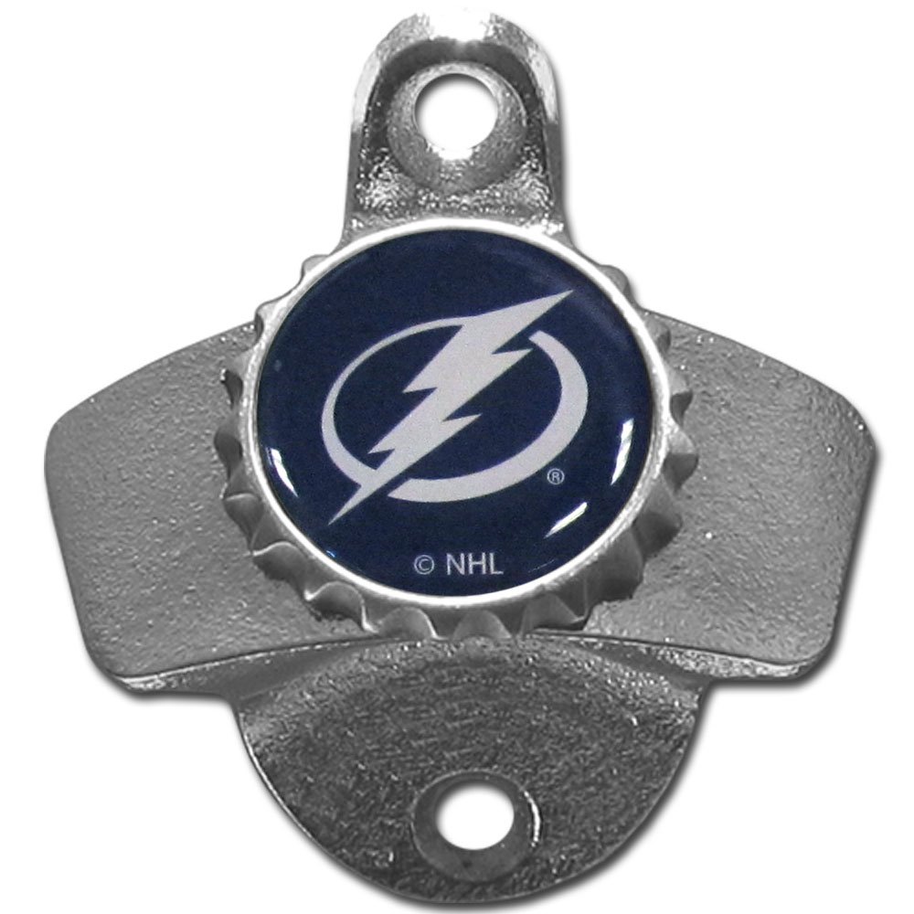 NHL Team Wall Mounted Bottle Opener - Premium Metal Beer Bottle Cap Remover for Home Bar, Man Cave & Game Day Parties - Officially Licensed NHL Merchandise