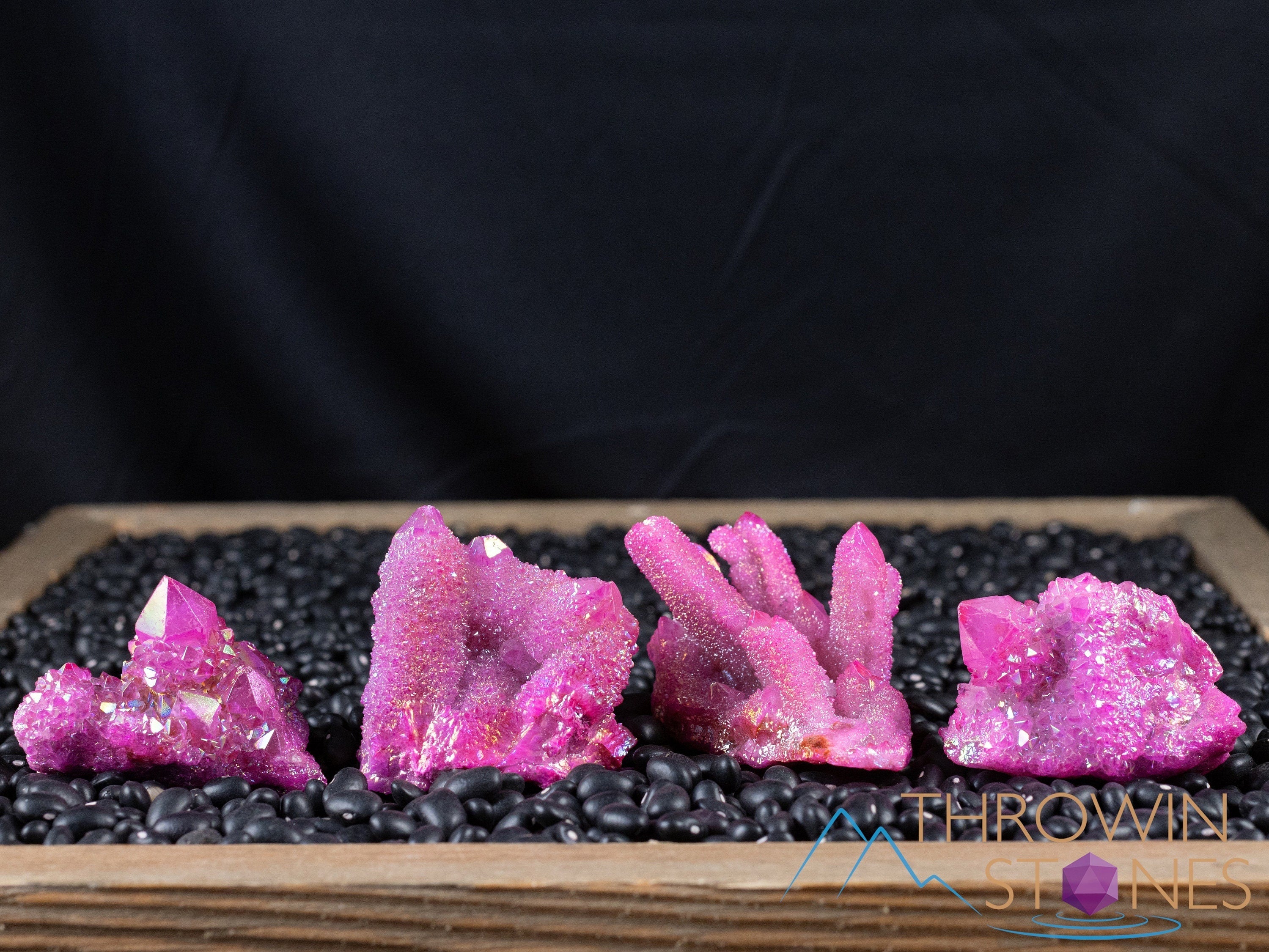 Natural Pink Rose Aura Quartz Crystal Cluster - Rainbow Spirit Quartz for Healing, Meditation & Home Decor - Perfect for Reiki, Feng Shui & Spiritual Gifts