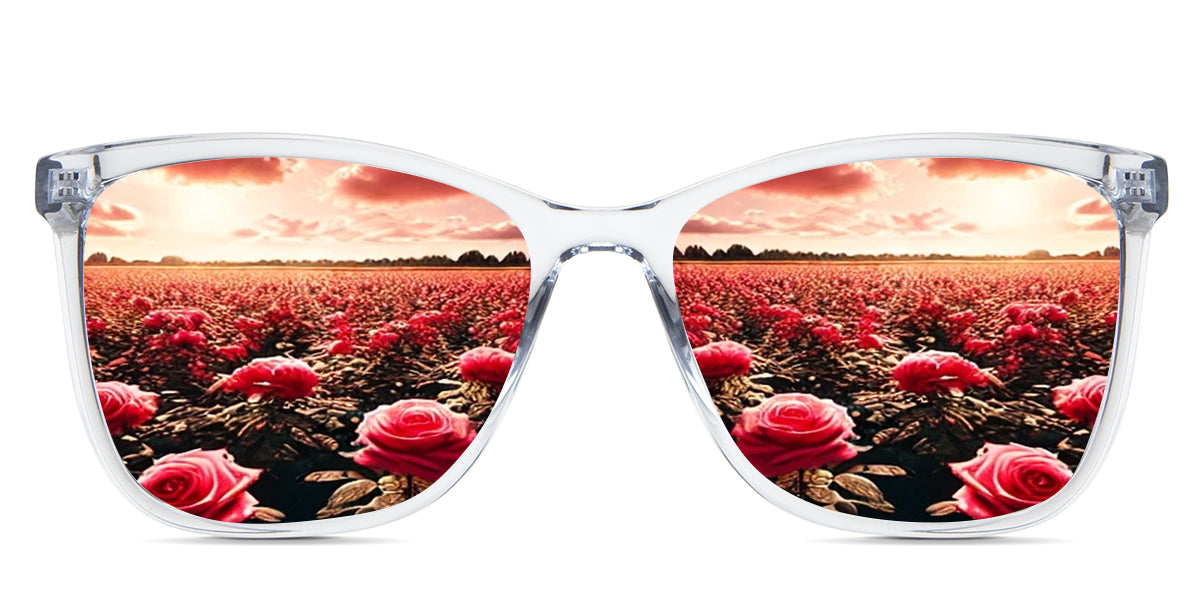 Yassi Women's Prescription Sunglasses - UV Protection, Polarized Lenses for Driving, Outdoor & Fashion Use