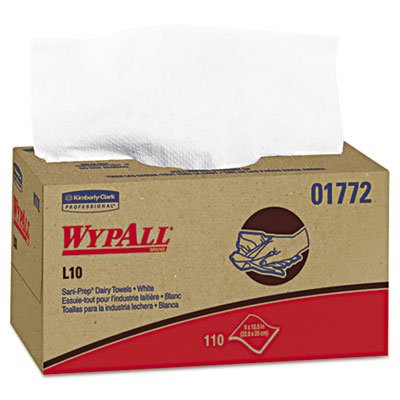 Sani-Prep Dairy Wipes - 110 Count | Antibacterial Cleaning Wipes for Dairy Equipment & Farm Use | Ideal for Milking Machines, Utensils & Barn Surfaces