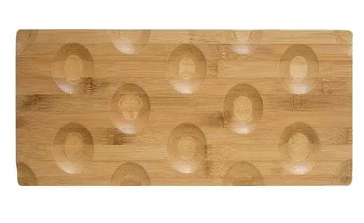 Premium Bamboo Serving Tray - Eco-Friendly & Durable Wooden Tray for Food, Breakfast, Tea, or Snacks - Perfect for Home, Kitchen, Office, and Outdoor Picnics