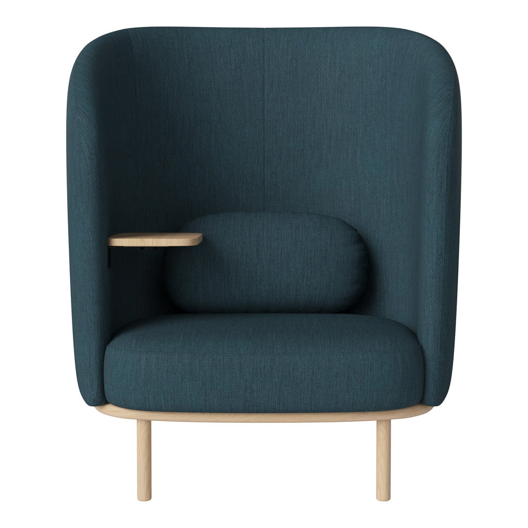 Fuuga Modern Nesting Armchair with Side Table - Space Saving Living Room Furniture for Small Apartments, Dorm Rooms & Cozy Home Decor