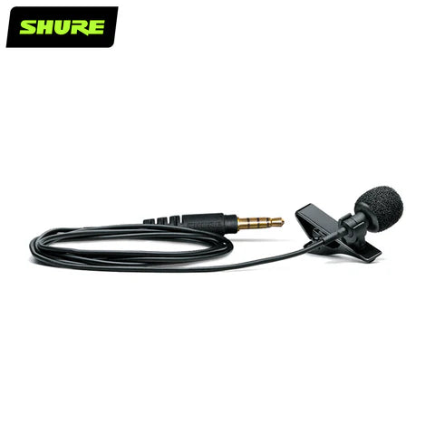 Shure MVL Omnidirectional Condenser Lavalier Microphone with 3.5mm Jack - Perfect for Podcasting, Interviews, YouTube Videos & Live Streaming