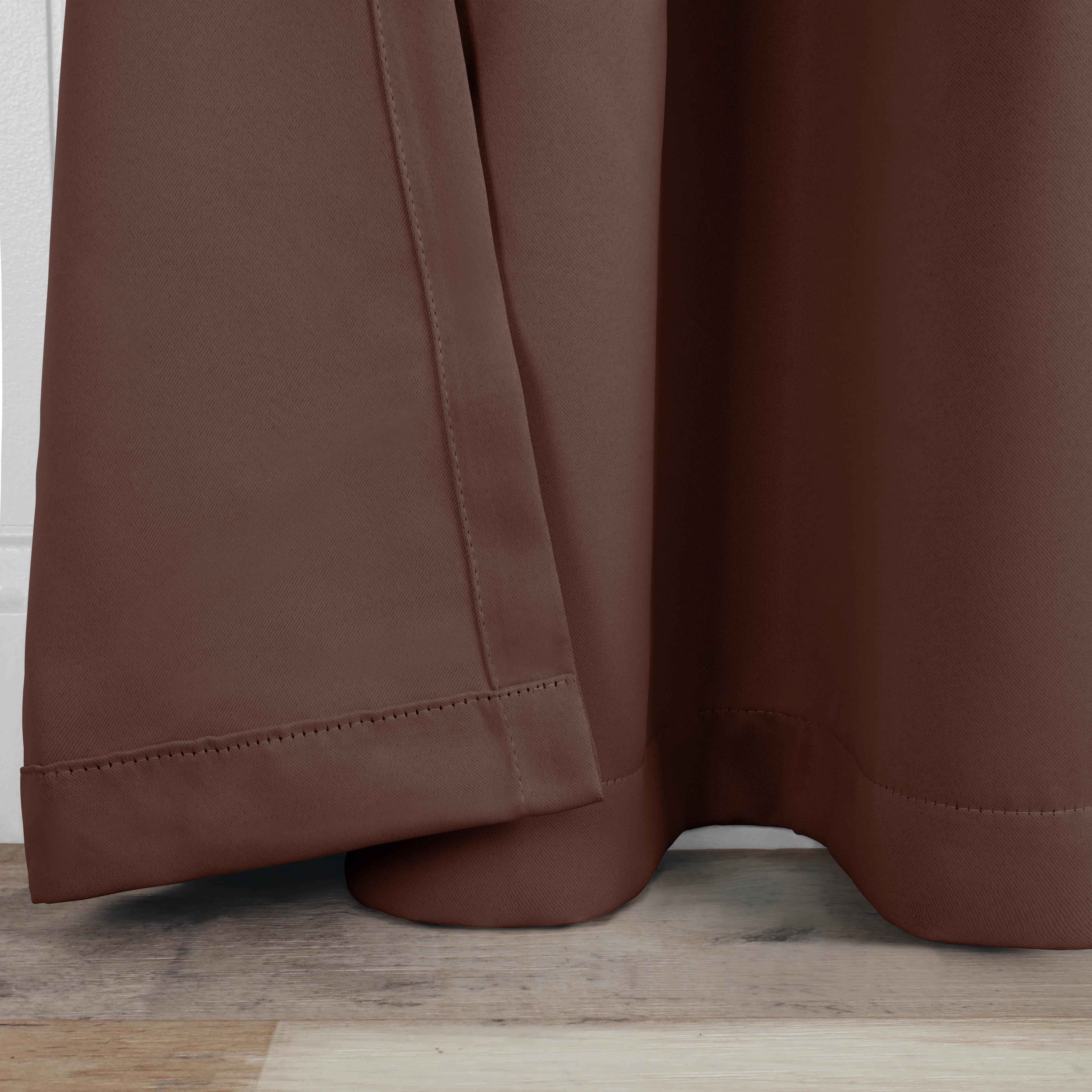 Blackout Curtains for Bedroom - Solid Room Darkening Back Tabs Window Drapes, Set of 2 Panels - Perfect for Nursery, Home Theater & Light Sleepers