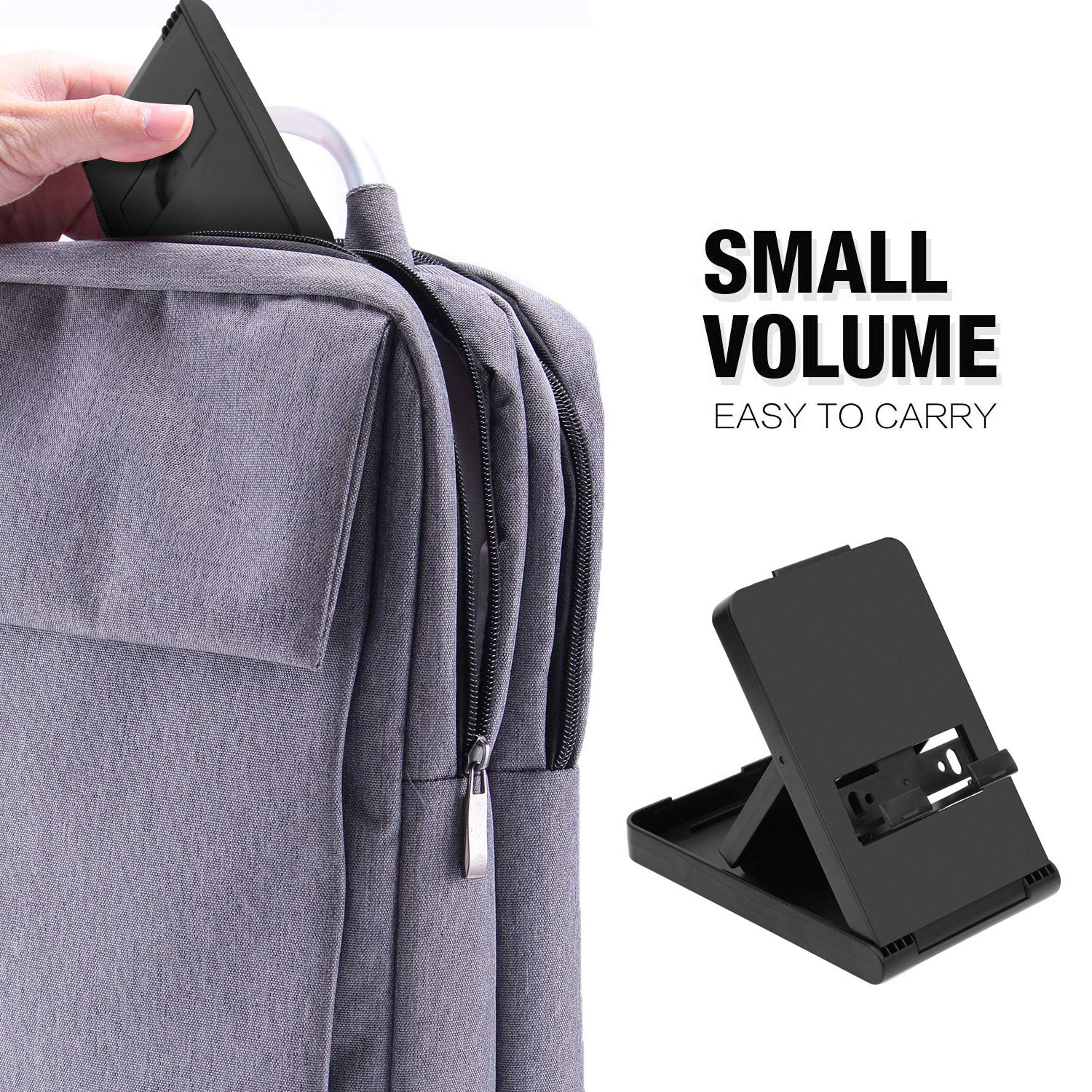 Foldable Multi-Angle Stand for Nintendo Switch & Switch Lite - Portable Gaming Holder Compatible with iPad, iPhone, Samsung Galaxy Tablets & Android Devices | Perfect for Travel, Bed Gaming & Hands-Free Viewing