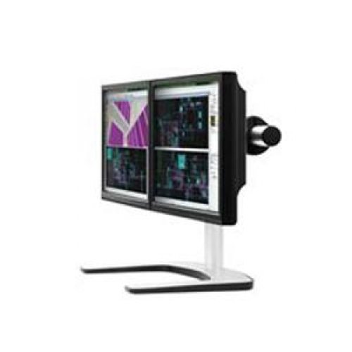 Atdec Visidec Freestanding Horizontal Monitor Stand - Adjustable Display Mount for Office & Home Workspaces - Monitor/Display/Projector Accessory
