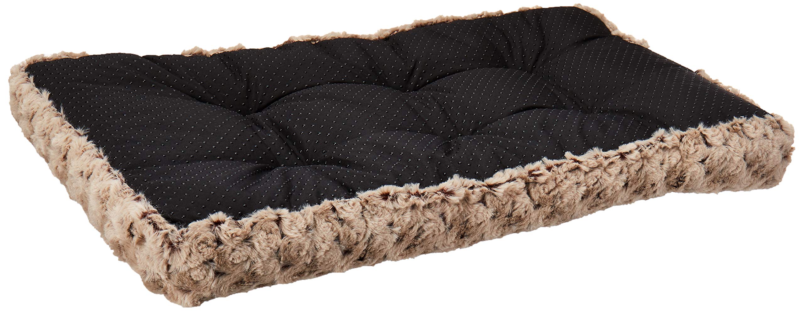 Midwest Homes for Pets Deluxe Orthopedic Dog Bed - Super Soft Plush Pet Bed for Dogs & Cats, Fits Crates & Kennels, Machine Washable, 1-Year Warranty - Perfect for Living Room, Bedroom & Travel Use