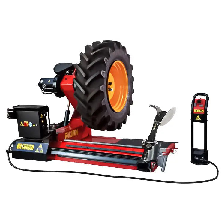 Corghi HD1300 Heavy Duty Tire Changer Machine for Trucks, Agricultural & Earth Moving Equipment - Professional Wheel Service for Commercial Vehicles, Farm & Construction Sites