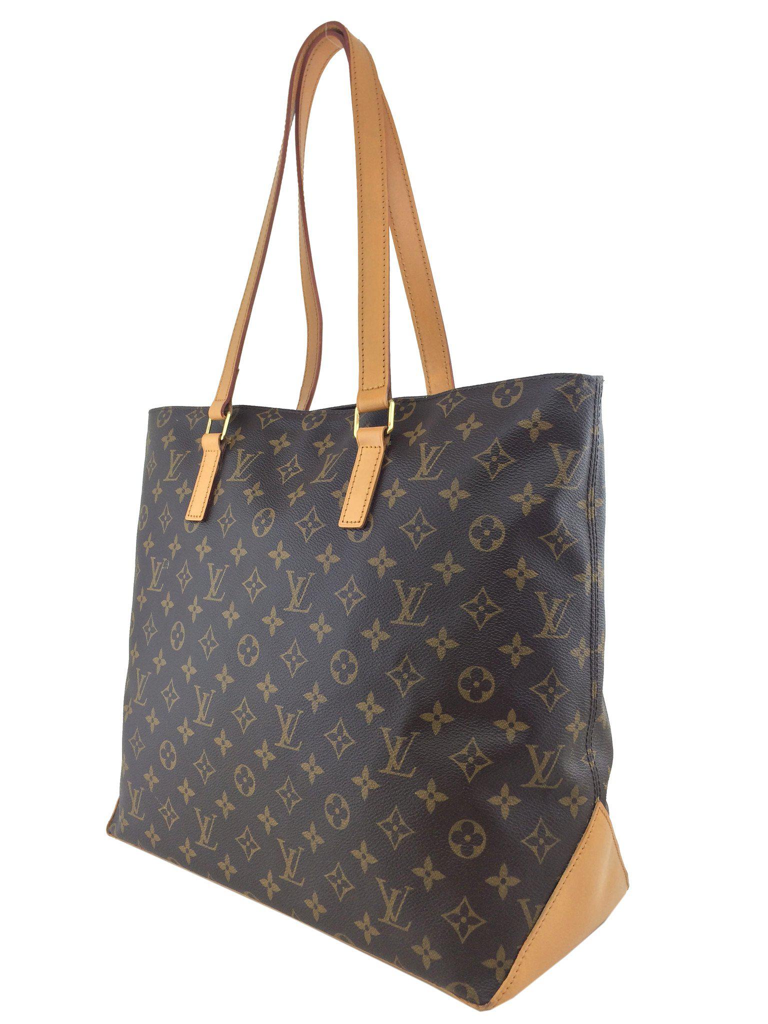 Authentic Louis Vuitton Monogram Canvas Cabas Mezzo Tote Bag - Luxury Designer Handbag for Women, Perfect for Work, Travel & Everyday Use