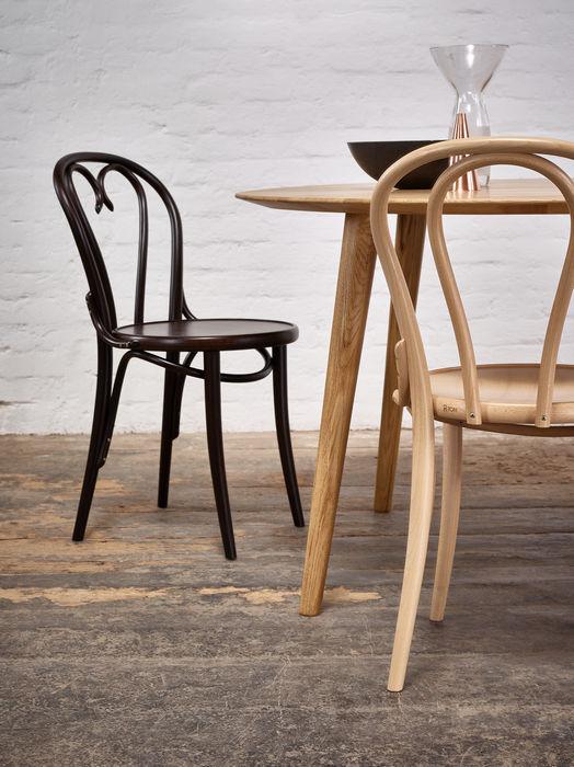 Malmo Dining Table by Ton – Modern Scandinavian Dining Table for Home & Restaurant – Perfect for Family Dinners & Entertaining Guests