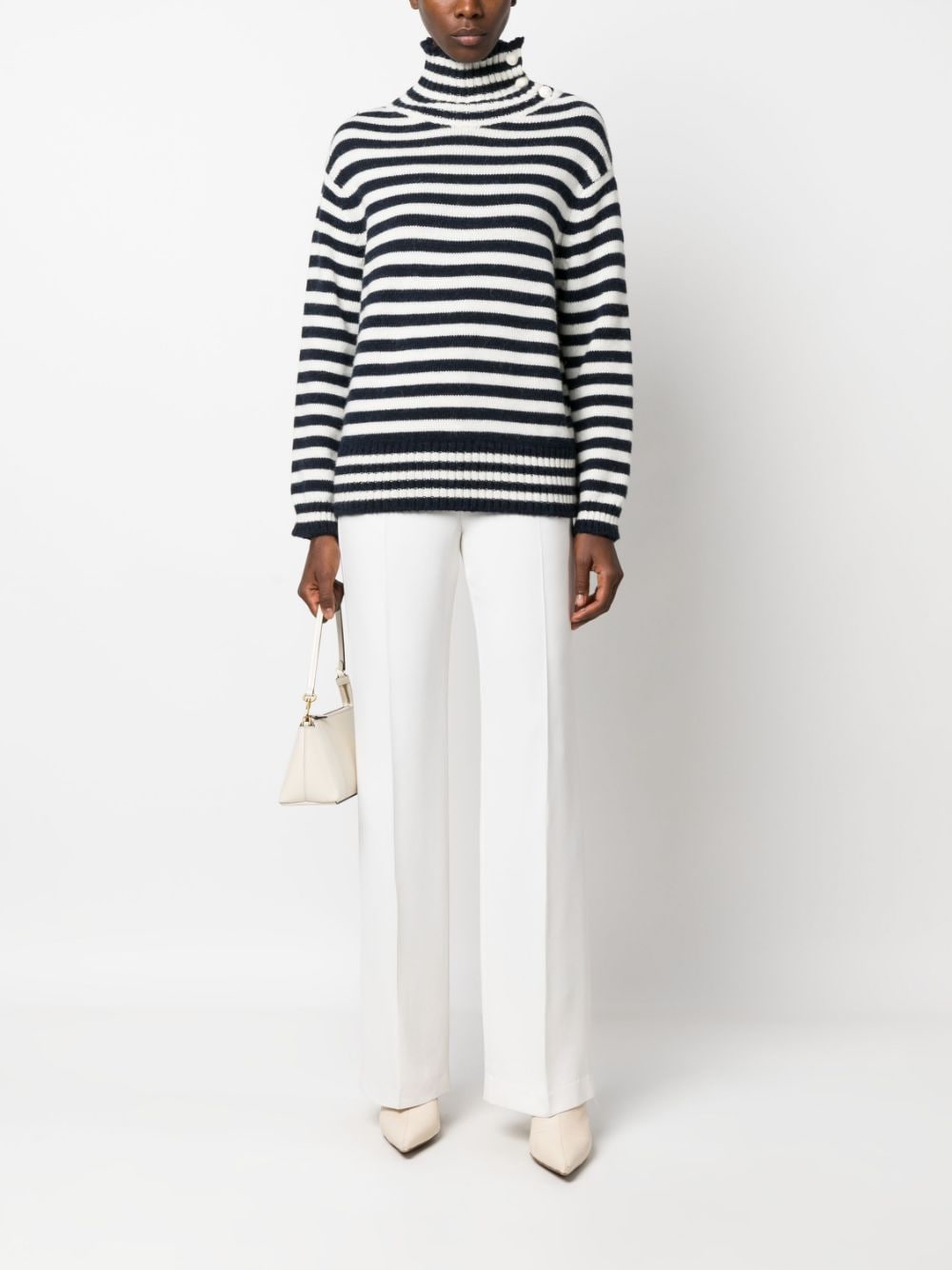 Alysi Women's White Sweaters - Soft & Cozy Knit Pullover for Fall & Winter | Perfect for Casual Outfits, Office Wear & Holiday Gatherings