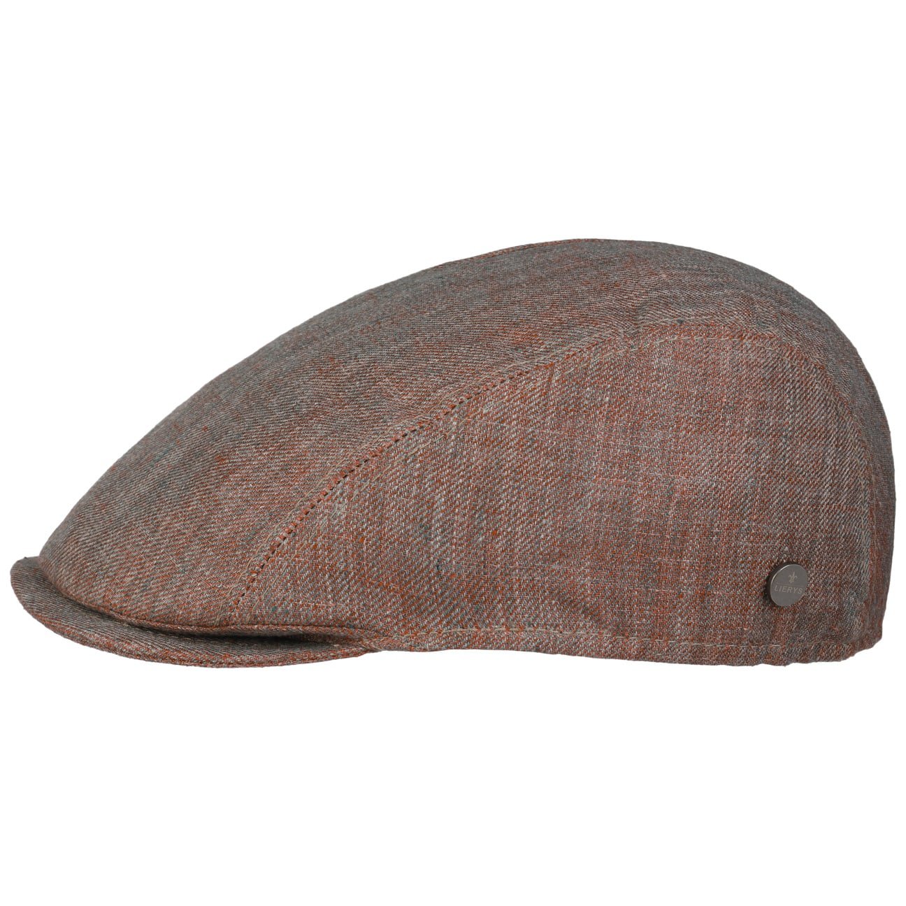 Lierys Men's Classic Flat Cap - 100% Linen Adjustable Vintage Newsboy Hat for Casual & Outdoor Wear