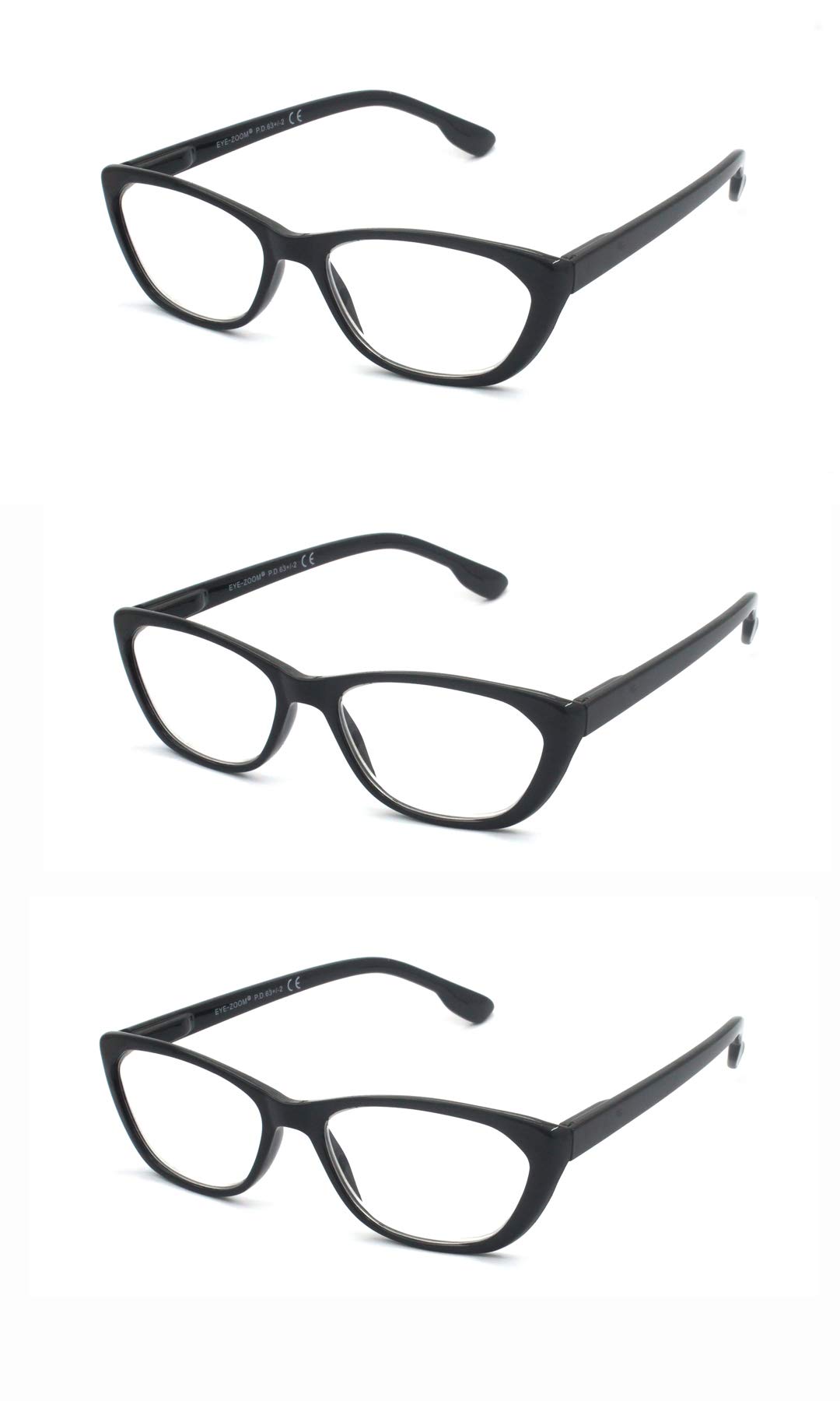 Stylish Women's Cat Eye Reading Glasses with Spring Hinge - Lightweight & Durable Eyewear for Work, Reading, and Fashion Accessories