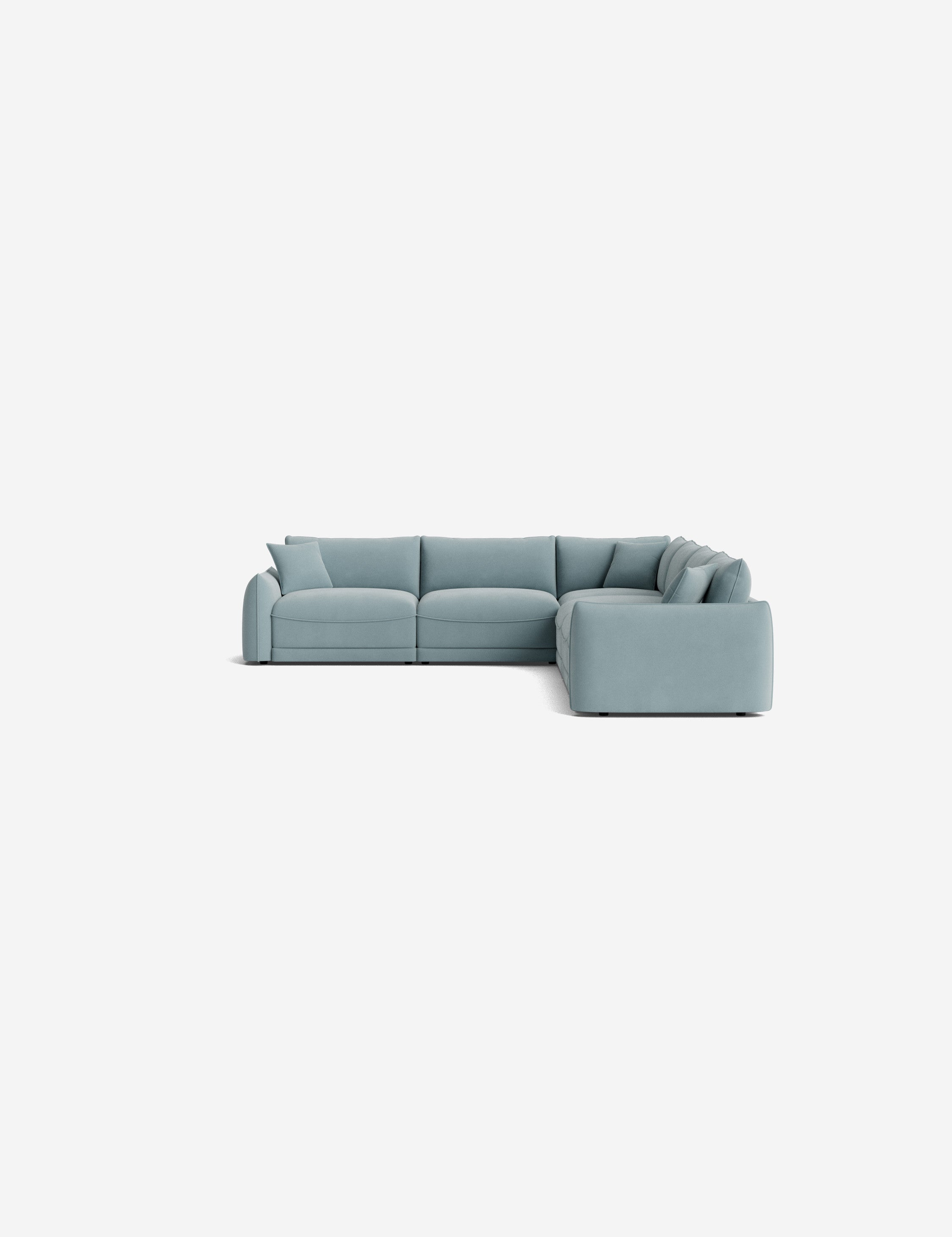 Balmer Modular Corner Sectional Sofa - Modern L-Shaped Couch for Living Room, Home Theater & Lounge Areas | Customizable Configurations
