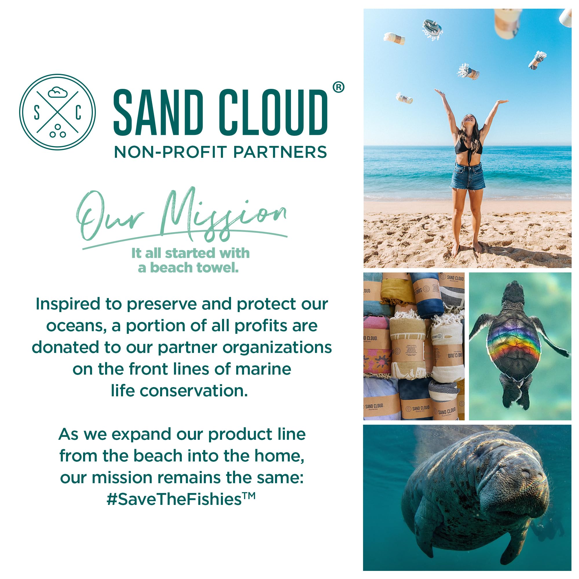 Sand Cloud Turkish Beach Towel - Sand Free, Fast Drying, 100% Organic Cotton - Perfect for Beach, Pool, Travel & Home Use - As Seen on Shark Tank - Honey Color