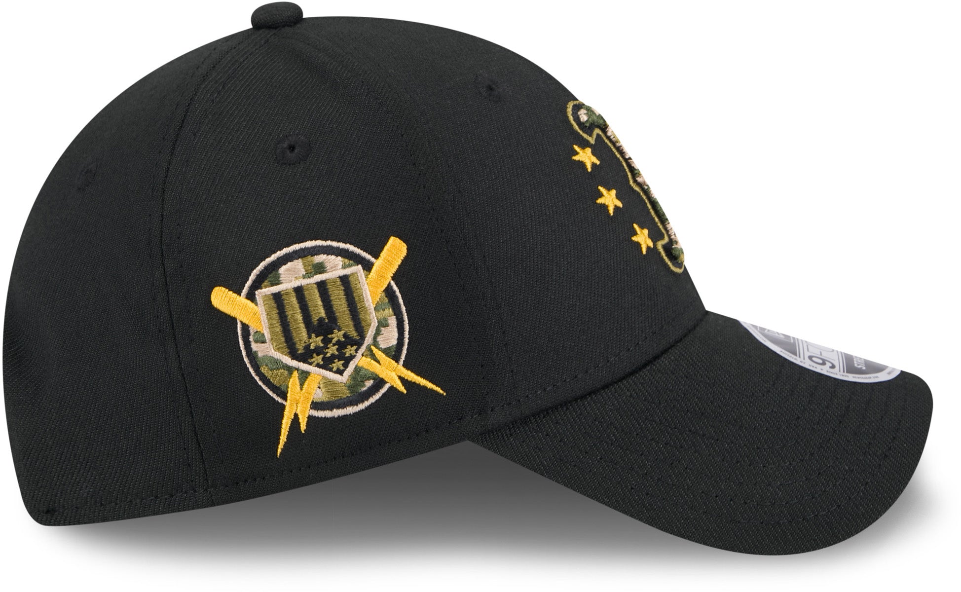 Boston Red Sox New Era 9Forty MLB 2024 Armed Forces Day Black Baseball Cap - Adjustable Snapback Hat for Men & Women, Perfect for Baseball Games, Military Appreciation & Casual Wear