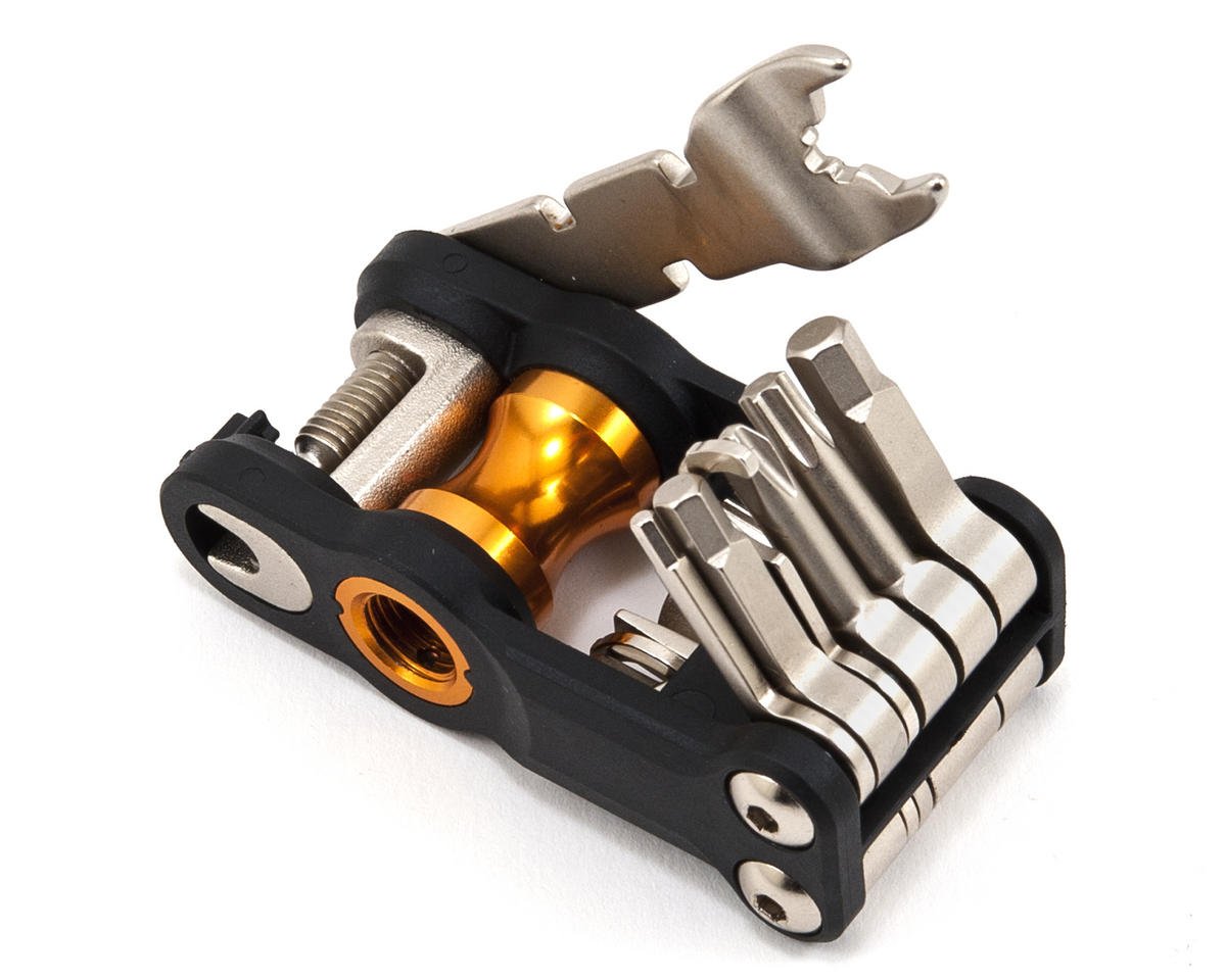 Serfas 17-in-1 Multi-Function Bike Repair Tool with CO² Inflator - Perfect for Road & Mountain Bicycle Maintenance, Emergency Repairs & On-the-Go Cycling Adventures