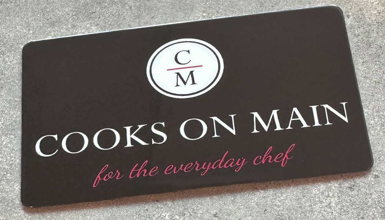 Cooks On Main Gift Card - Perfect for Dining, Gifts & Special Occasions | Buy Online Now
