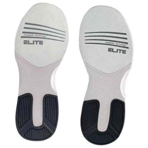 ELITE Women's Comfortable Lace-Up Grey/Peach Bowling Shoes - Perfect for Bowling Leagues, Tournaments & Casual Play