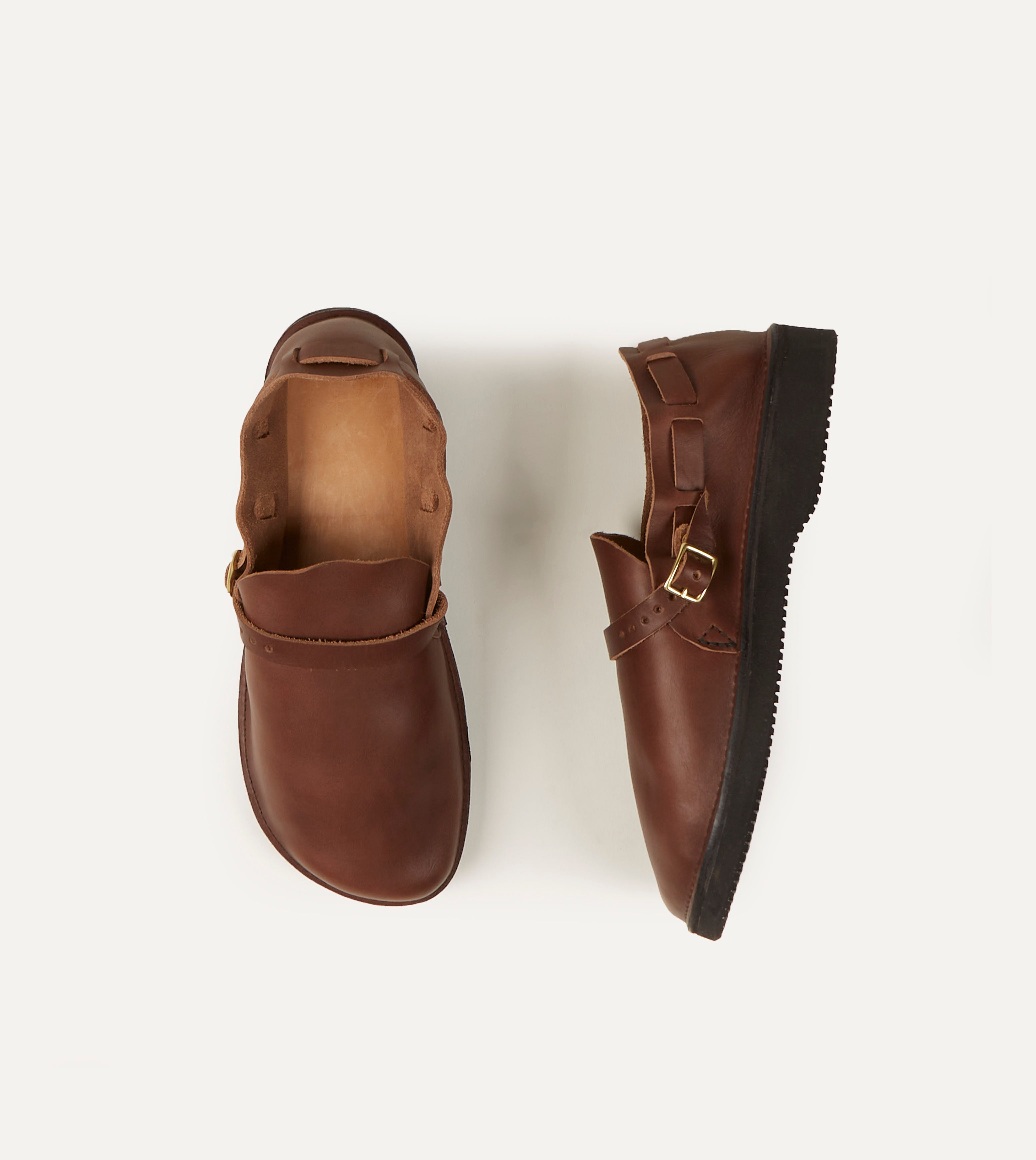 Drake's Middle English Brown Full Grain Leather Shoe - Premium Men's Dress Shoes for Business & Formal Occasions