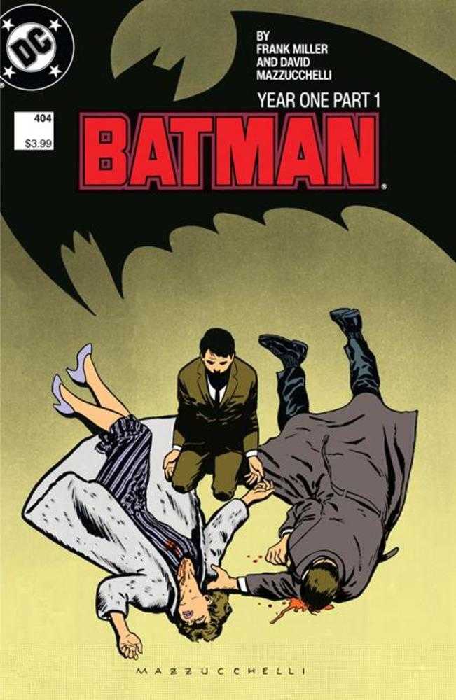 Batman #404 Facsimile Edition Cover A by David Mazzucchelli - DC Comics Collector's Item for Superhero Fans & Comic Book Enthusiasts