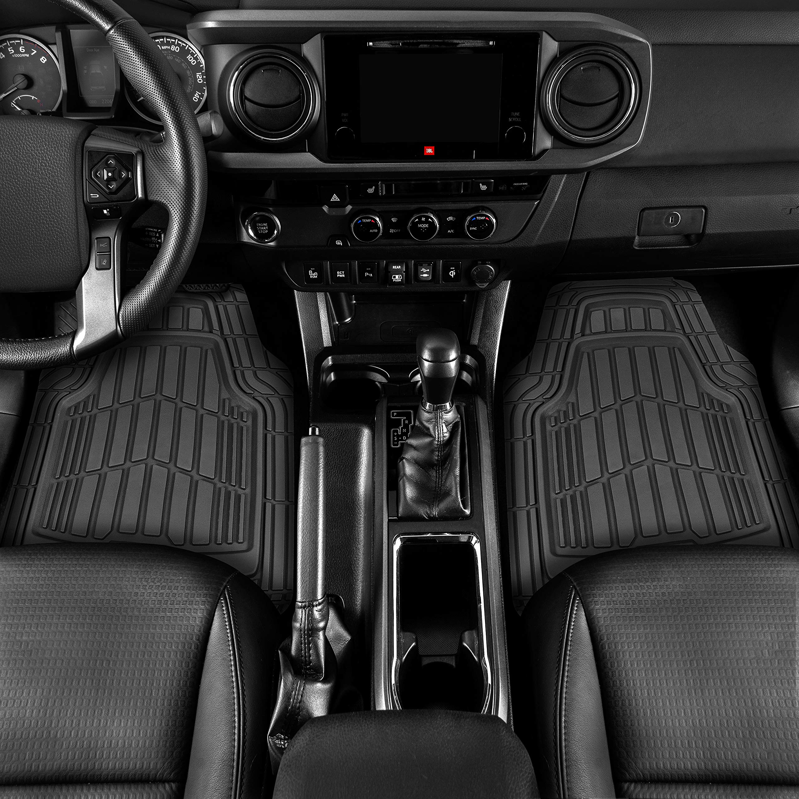 CAT® Heavy-Duty All-Weather Car Floor Mats - Full Set for SUVs & Trucks - Perfect for Rug Protection & Off-Road Use