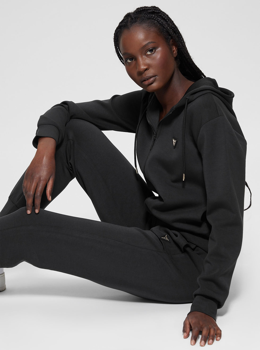 Black Olympe Hoodie Jacket - Stylish Unisex Pullover with Kangaroo Pocket | Perfect for Casual Wear, Gym & Outdoor Activities
