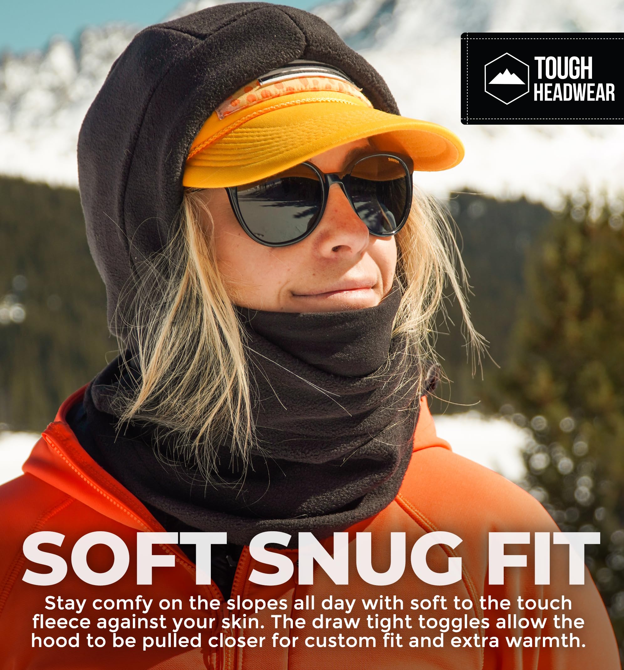Warm Fleece Balaclava Ski Mask for Men & Women - Cold Weather Face Cover for Skiing, Snowboarding & Outdoor Winter Activities - Windproof Thermal Face Mask for Extreme Cold Protection