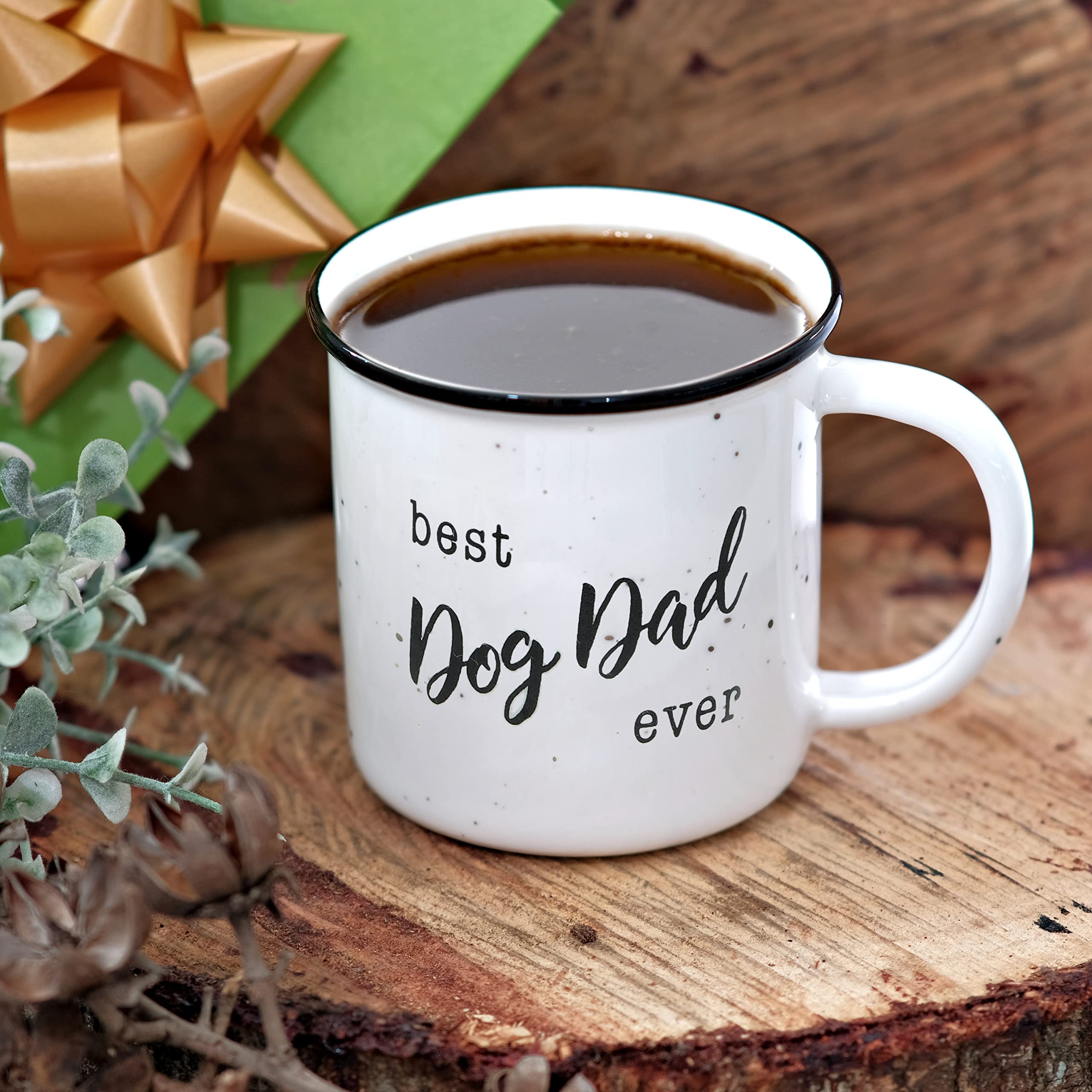 Best Dog Dad Mug 11oz - Funny Coffee Cup for Dog Lovers - Perfect Gift for Fur Dads - Ideal for Morning Coffee, Office Use & Father's Day Gifts