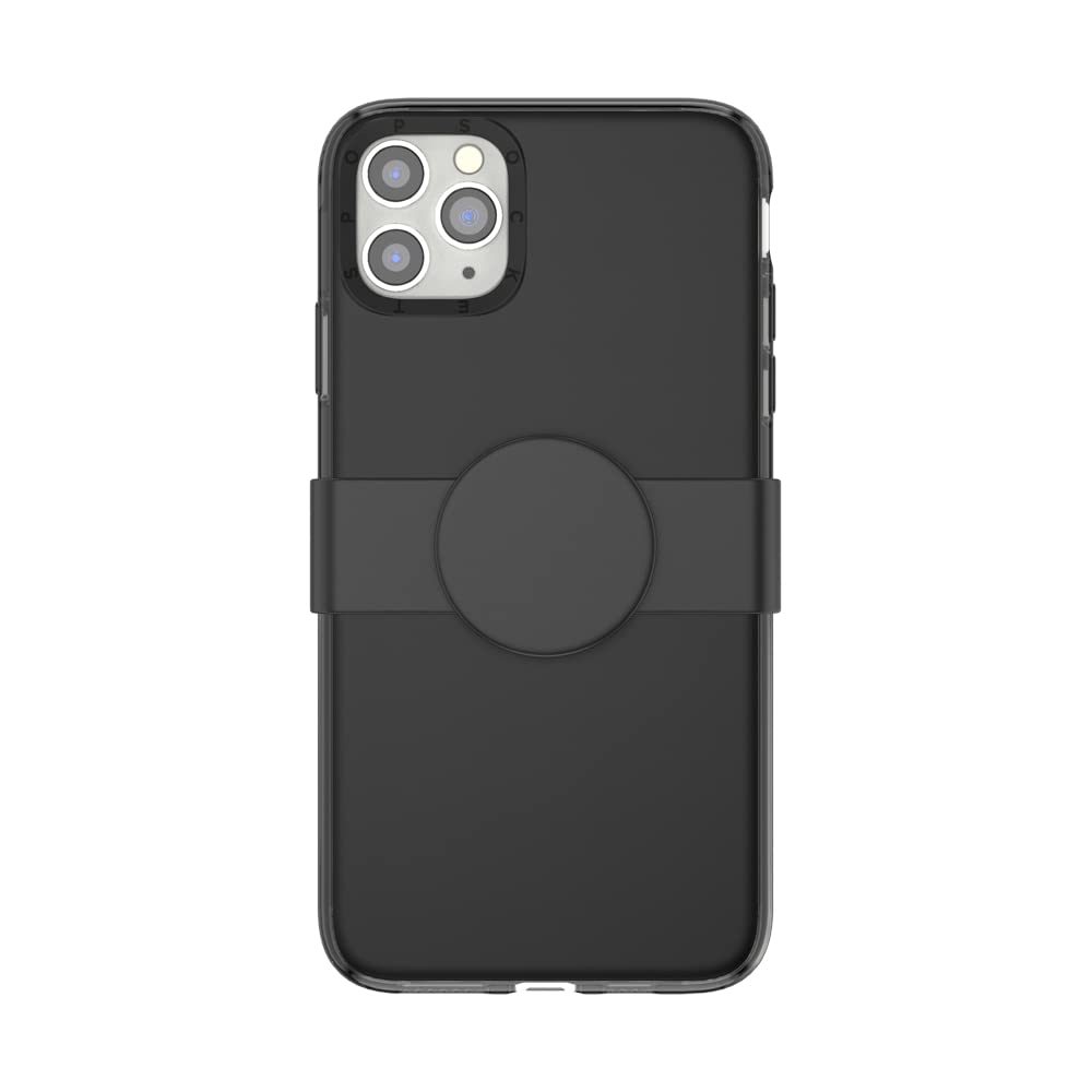 PopSockets iPhone 11 Pro Max & XS Max Case with Grip & Slide - Shockproof Protective Phone Cover for Apple iPhone Pro Max/XS Max (Black) | Perfect for Daily Use, Travel & Hands-Free Photography