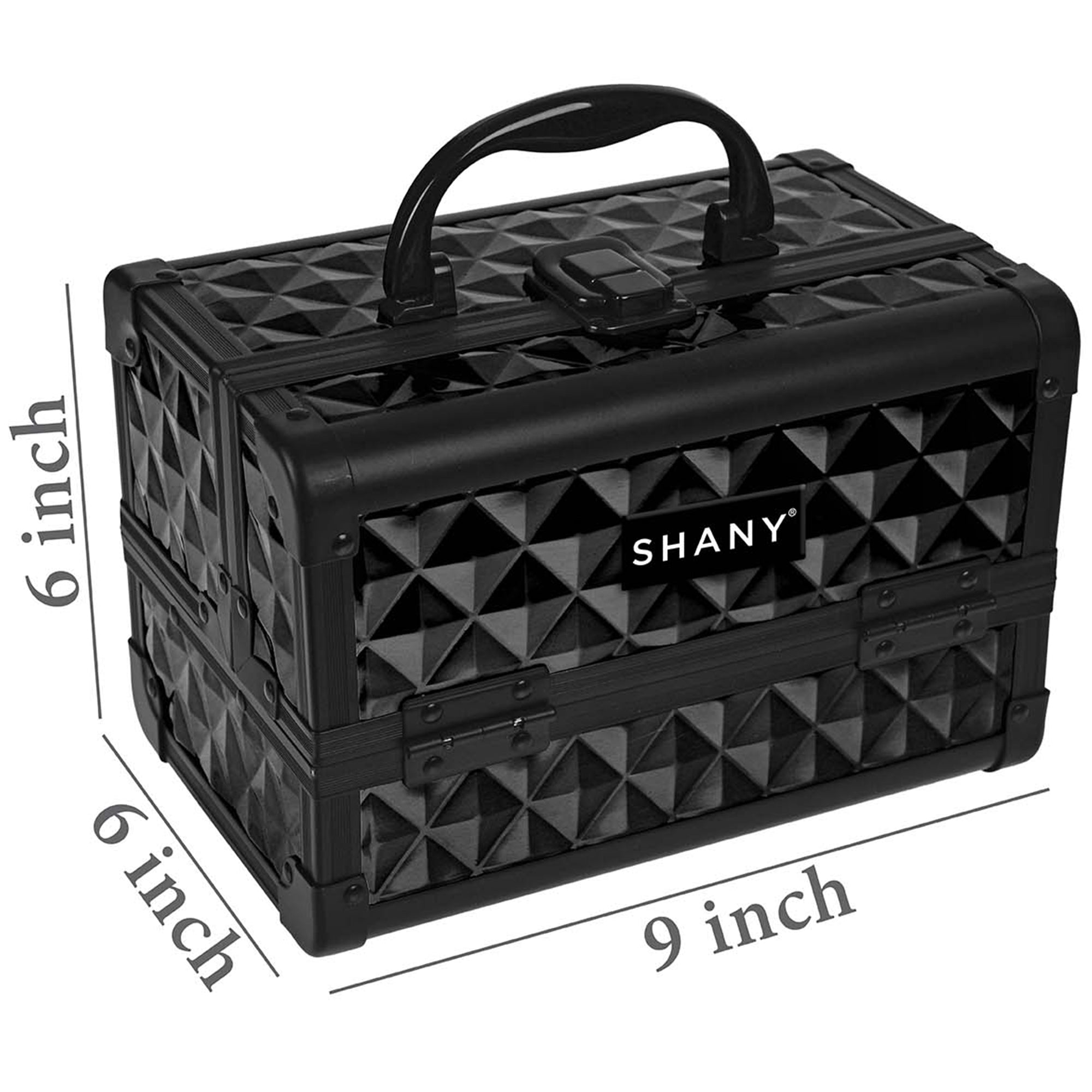 Professional Makeup Train Case with Mirror - Portable Cosmetic Organizer for Makeup Artists & Travel - Perfect for Salon, Home, and On-the-Go Beauty Needs