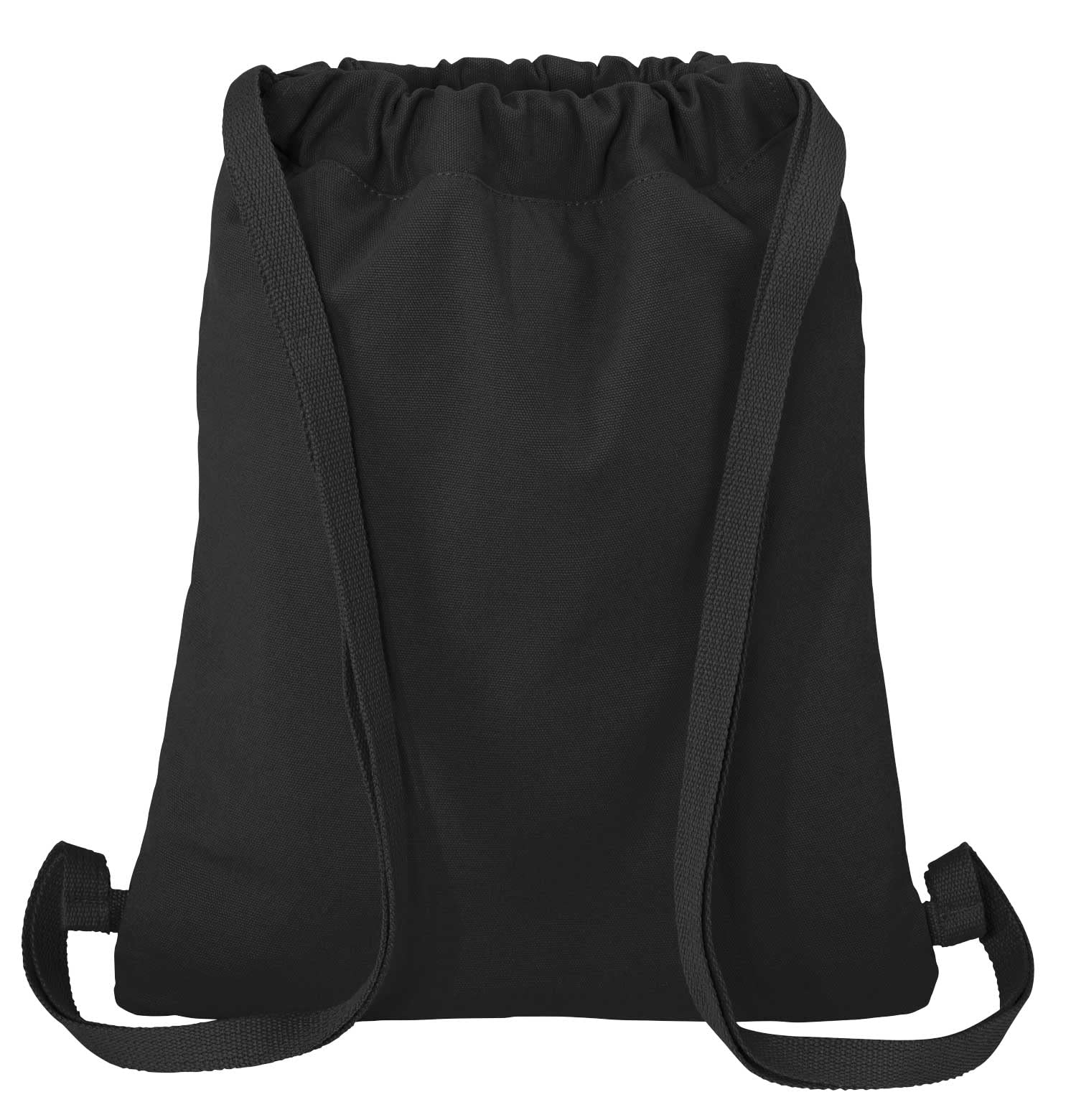 American Flag Drawstring Backpack - Durable RICH CANVAS USA Flag Cinch Bag for School, Sports & Outdoor Activities | Patriotic Backpack for Men & Women