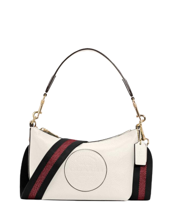 Coach Dempsey Signature Patch Shoulder Bag for Women | Genuine Leather Crossbody Purse | Perfect for Work, Travel & Everyday Use
