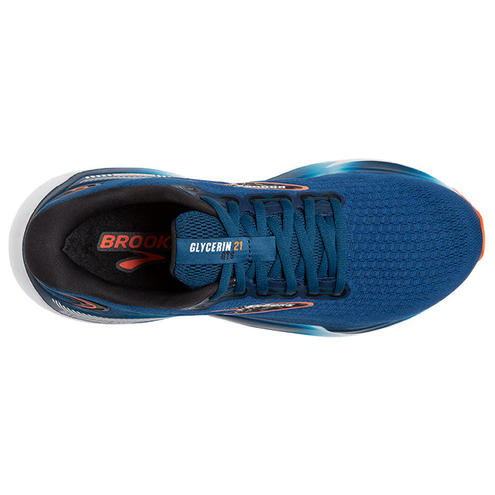 Men's Glycerin GTS 21 Running Shoes - Lightweight Cushioned Sneakers for Men - Perfect for Jogging, Gym Workouts & Daily Walking