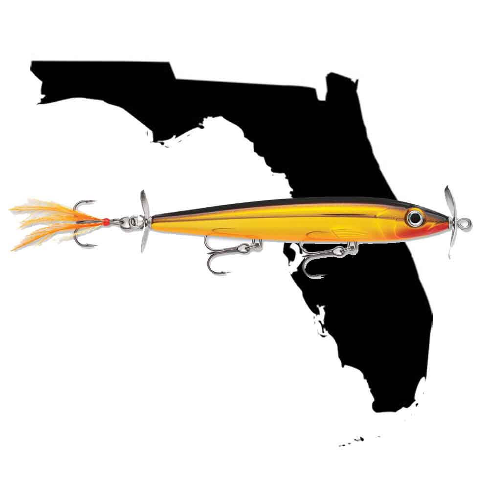 Rapala XRPR11 X Rap Prop Fishing Lure - Topwater Bass & Pike Bait for Freshwater & Saltwater Fishing | Perfect for Casting, Trolling & Ice Fishing