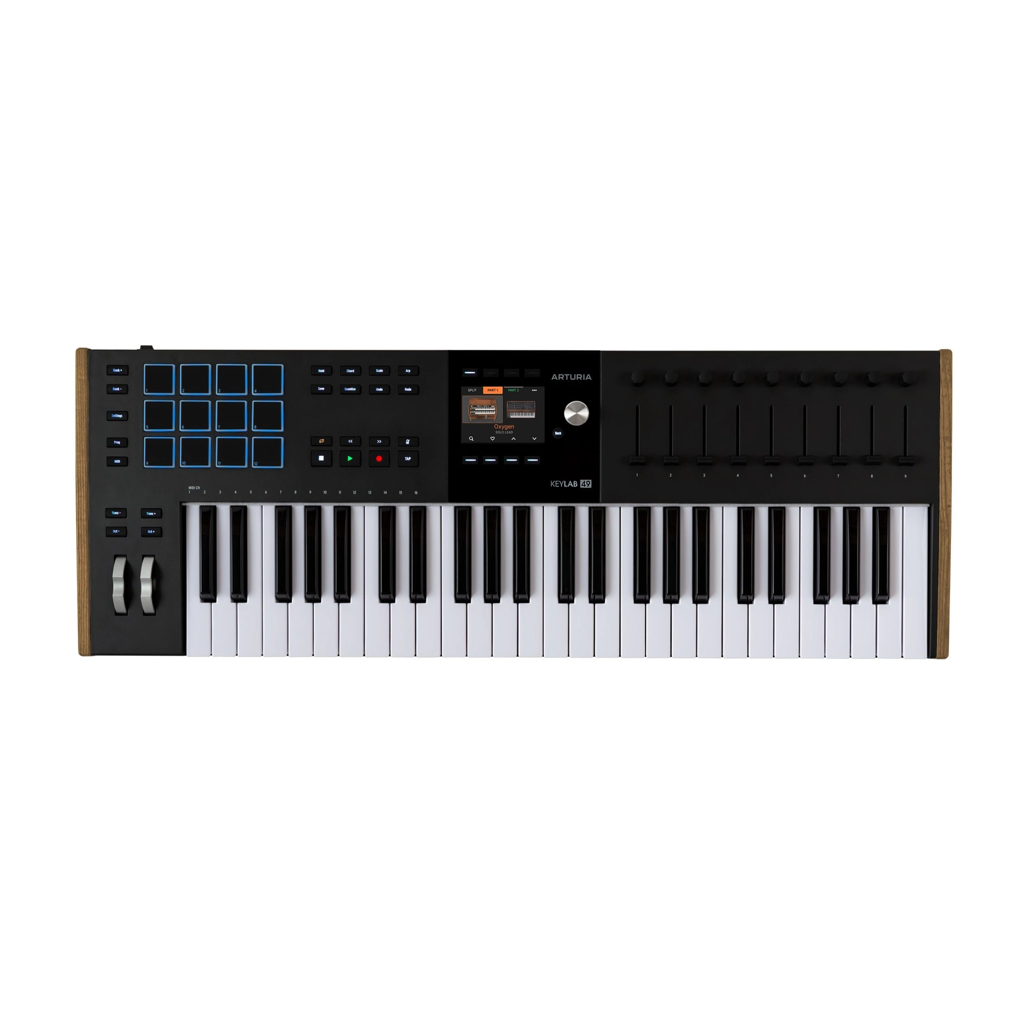 Arturia KeyLab Mk3 49-Key MIDI Keyboard Controller - Premium Black Edition for Music Production, Studio Recording & Live Performances