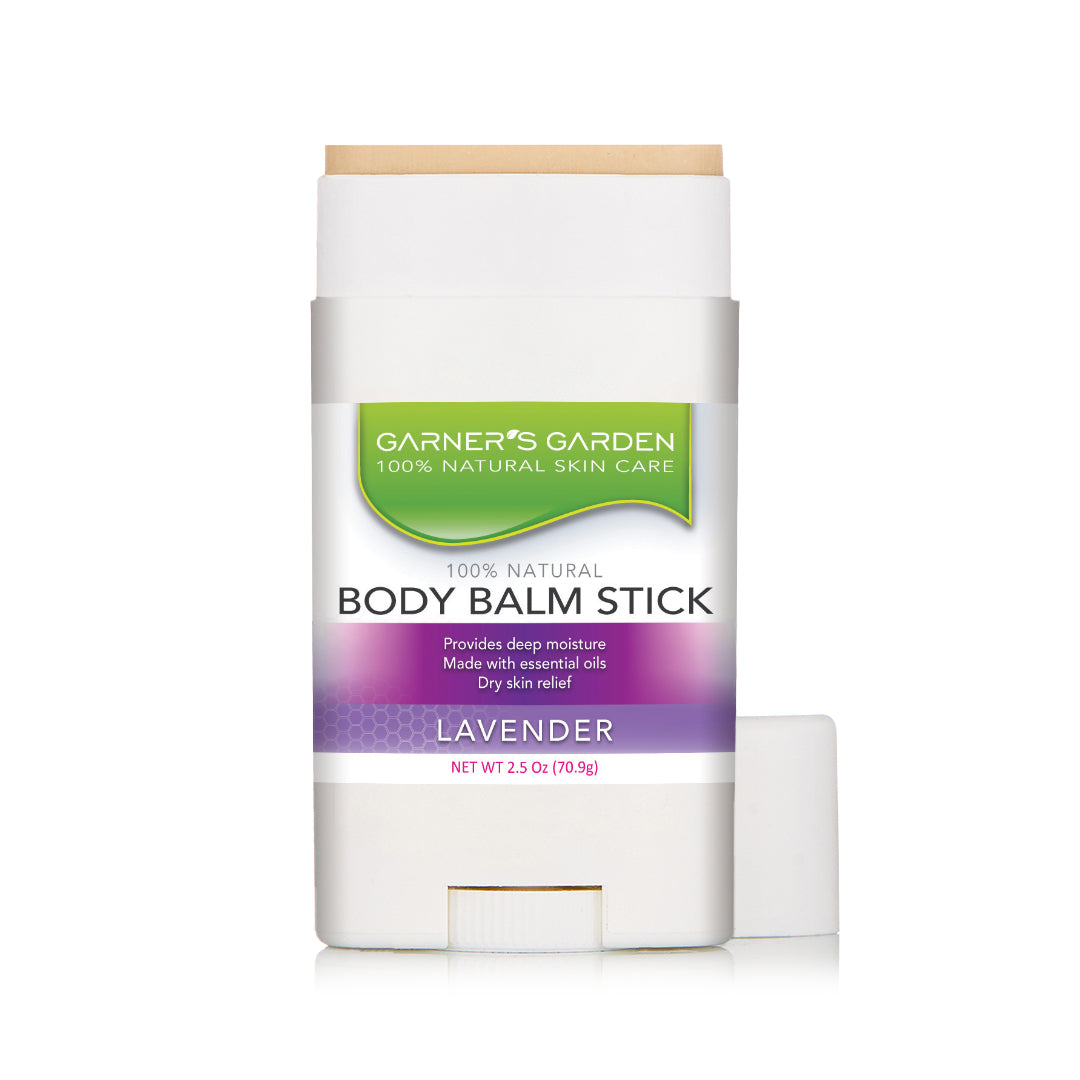 Organic Body Balm Stick for Dry Skin - All-Natural Moisturizing & Healing Stick for Hands, Feet & Lips | Portable Skin Care for Travel, Gym & Outdoor Activities