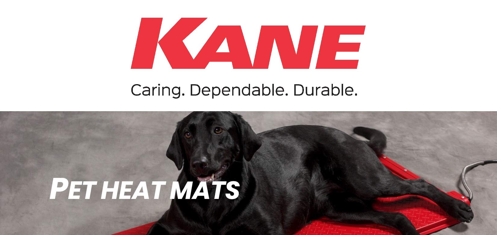 KANE Electric Pet Heat Mat - Adjustable Temperature Heating Pad 18x18 for Dogs & Cats - Perfect for Winter Warmth & Comfort in Kennels, Beds, and Cages