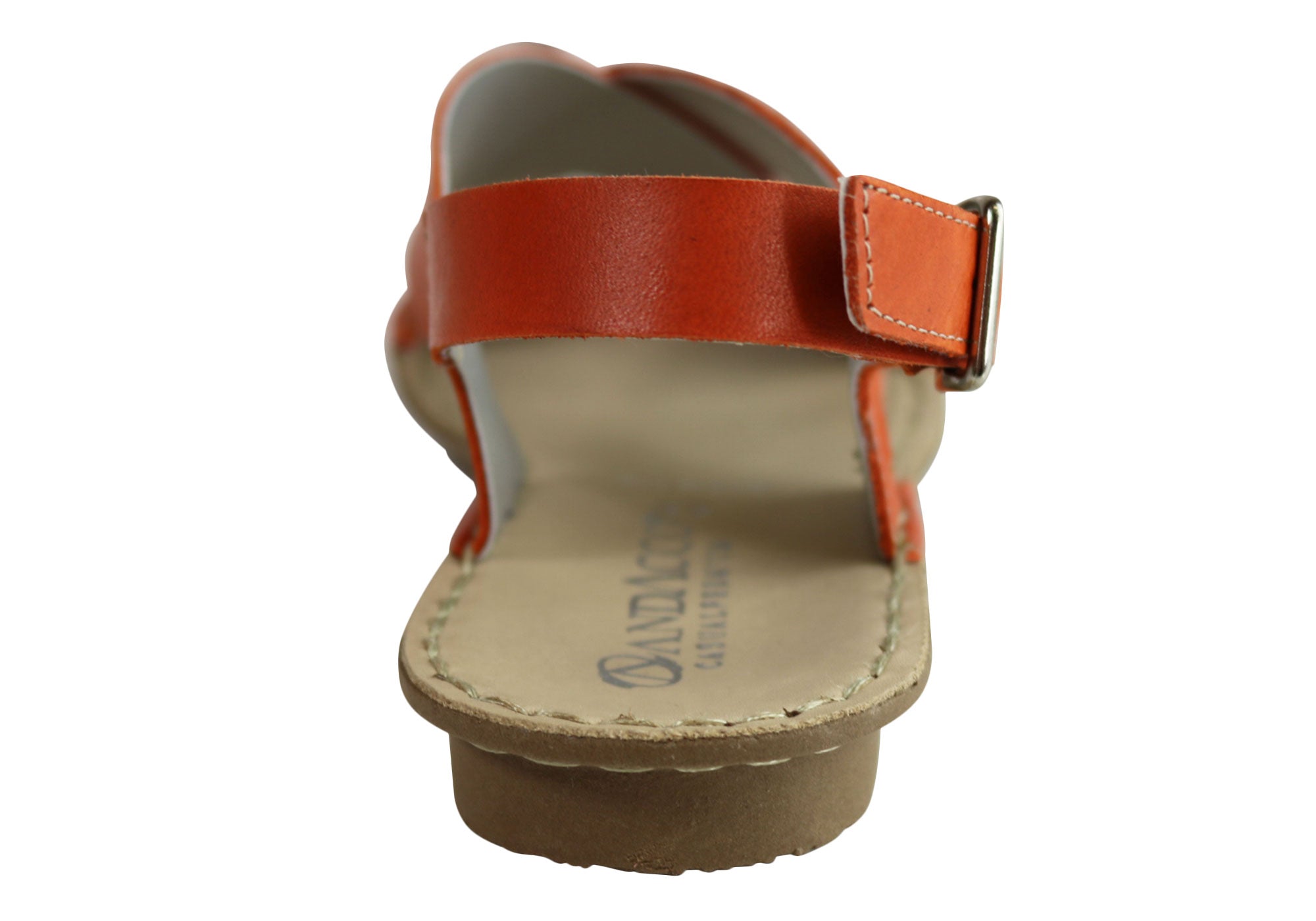 Andacco Veronique Women's Comfort Flat Leather Sandals - Handmade in Brazil - Perfect for Summer, Beach & Casual Outings