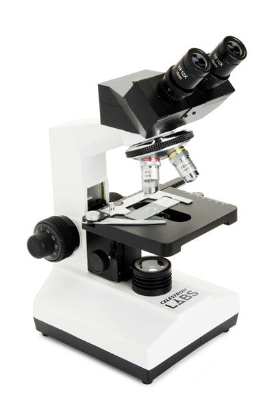 Celestron CB2000C Compound Binocular Microscope 40X-2000X Magnification for Lab, Classroom & Home Use - Ideal for Students, Hobbyists & Professionals
