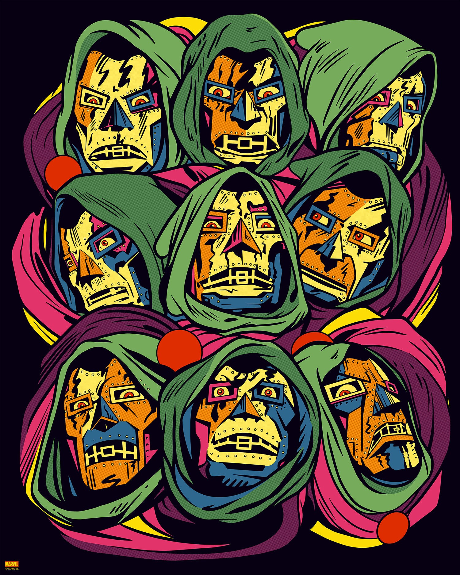 Doctor Doom Variant Poster - Premium Marvel Comics Wall Art - Perfect for Superhero Fans, Home Decor & Comic Book Collections
