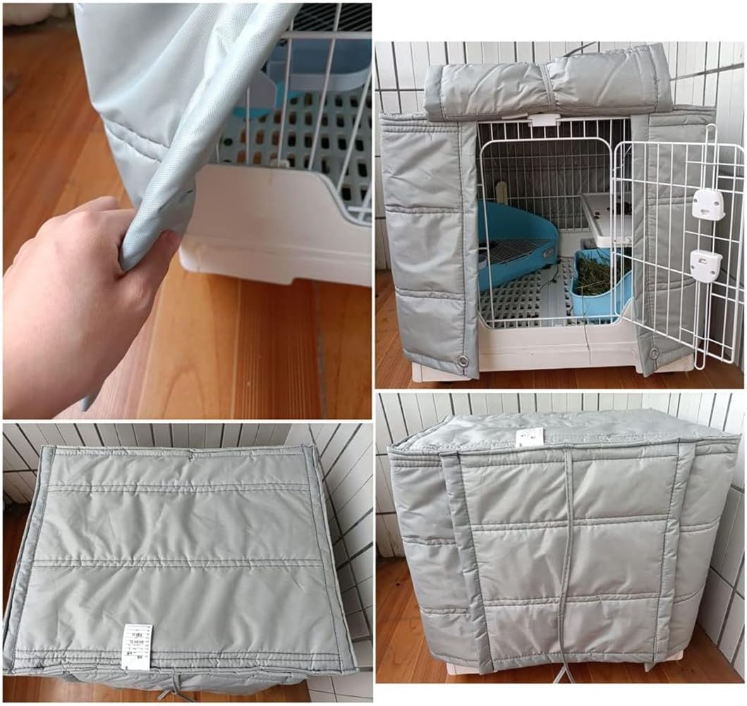 Waterproof Dog Crate Cover - Insulated Pet Kennel Protector with Windproof Design | Warm & Cozy Blanket for Indoor/Outdoor Use | Perfect for Camping, Travel & Cold Weather Protection