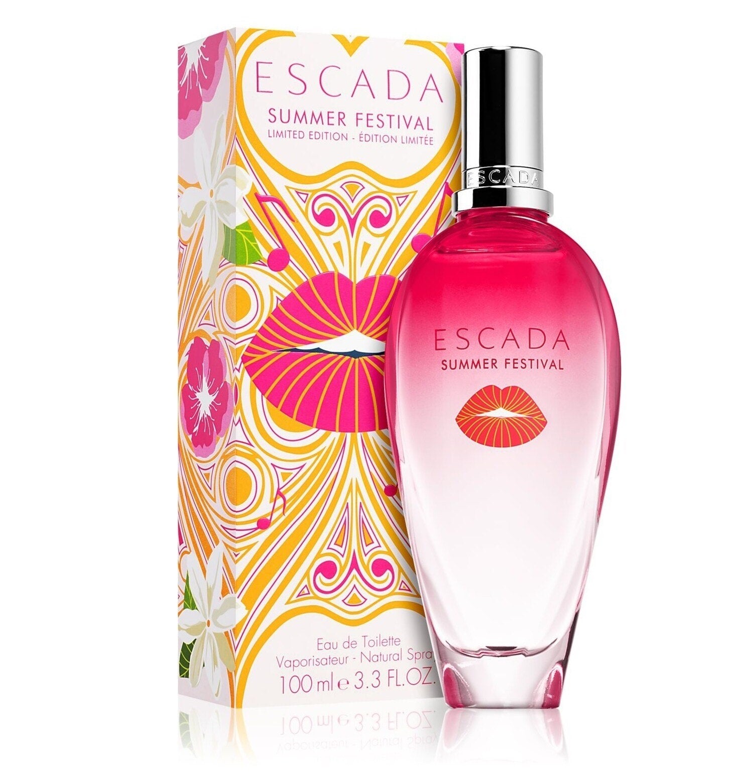 Escada Summer Festival Limited Edition 50ML Eau de Toilette Spray for Women - Perfect for Summer Vacations, Beach Getaways & Outdoor Parties