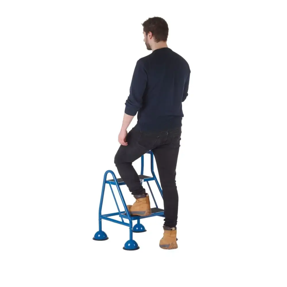 Climb It UK Domed Feet Handy Steps - Portable Lightweight Ladder for Home, Garage, and Outdoor Use