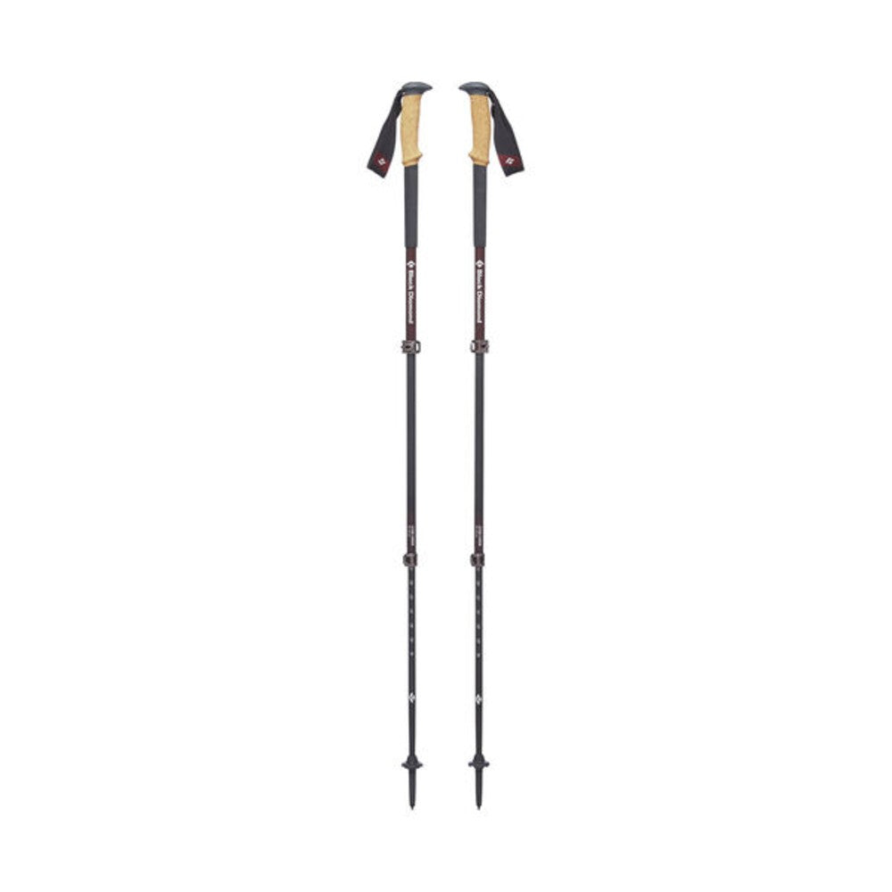 Black Diamond Alpine Carbon Cork Trekking Poles for Women - Lightweight Hiking & Backpacking Walking Sticks for Trail Running, Mountain Climbing & Outdoor Adventures