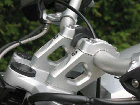 BMW R1200GS (2008-2012) 30mm Handlebar Risers - Motorcycle Handlebar Lift Kit for Comfortable Riding & Better Control - Perfect for Adventure Touring & Long Distance Rides