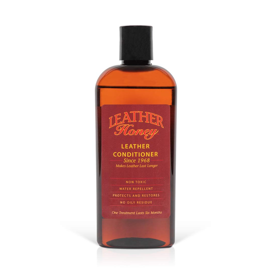 Leather Honey Leather Conditioner - Best for Auto, Furniture, Shoes, Purses & Tack | Non-Toxic, Made in USA | 8 Fl Oz | Restores & Protects All Leather Items | Perfect for Car Seats, Handbags & Sofa Care